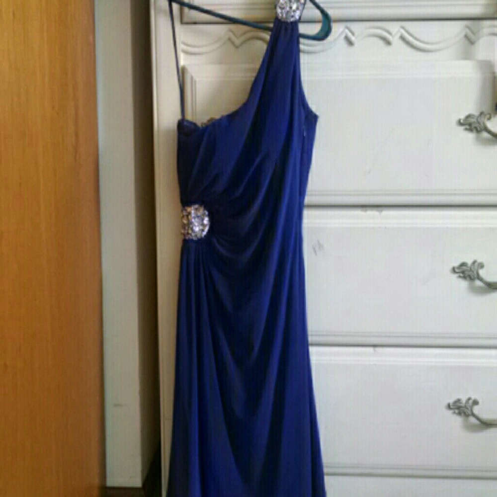 Blue dress